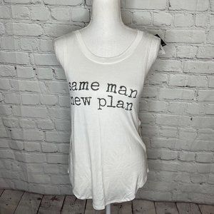 Grayson Threads Women's Sleeveless "Same Man New Plan" Tank Top